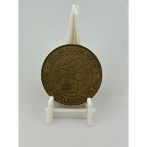 Pioneer Hotel & Gambling Hall Dollar‎ Gaming Token Vintage Las Vegas NV
